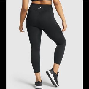 Gymshark - Black Training 7/8 Leggings - Size XS